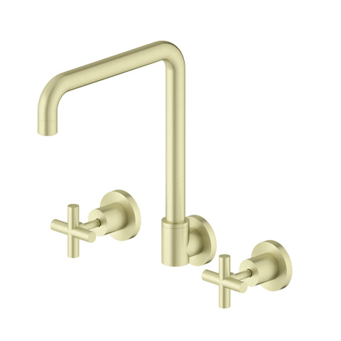 Nero - X Plus Wall Kitchen Set Swivel Spout