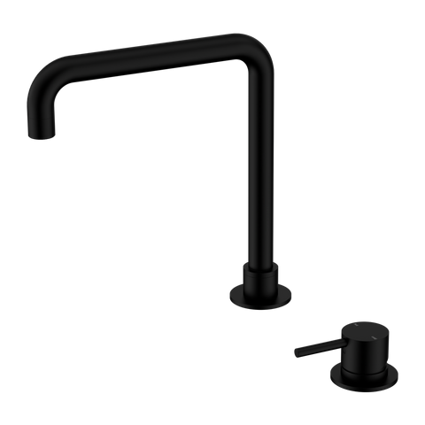 Nero - Mecca Hob Basin Mixer Square Swivel Spout