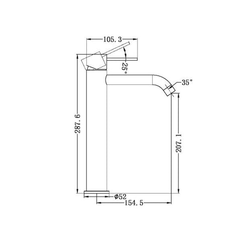 Nero - Mecca Tall Basin Mixer