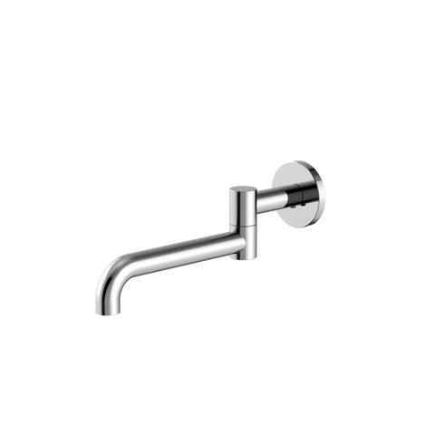 Nero - Mecca Wall Mounted Swivel Bath Spout Only 225mm