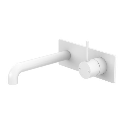 Nero - Mecca Wall Basin/Bath Mixer Handle Up 120/160/185/230/260mm