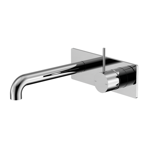 Nero - Mecca Wall Basin/Bath Mixer Handle Up 120/160/185/230/260mm