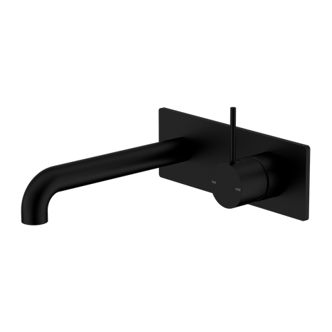 Nero - Mecca Wall Basin/Bath Mixer Handle Up 120/160/185/230/260mm