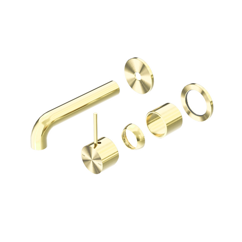 Nero - Mecca Wall Basin/Bath Mixer Separate Back Plate Handle Up 120/160/185/230/260mm Trim Kits Only
