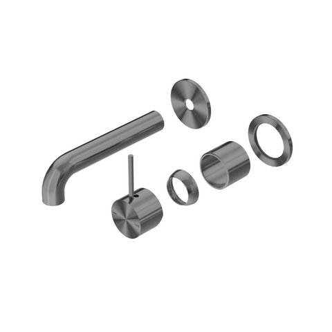Nero - Mecca Wall Basin/Bath Mixer Separate Back Plate Handle Up 120/160/185/230/260mm Trim Kits Only