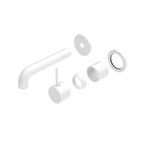 Nero - Mecca Wall Basin/Bath Mixer Separate Back Plate Handle Up 120/160/185/230/260mm Trim Kits Only
