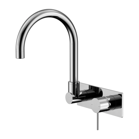 Nero - Mecca Wall Basin/Bath Mixer Swivel Spout