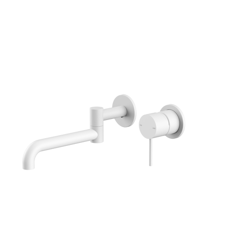 Nero - Mecca Wall Basin/Bath Mixer Swivel Spout 225mm