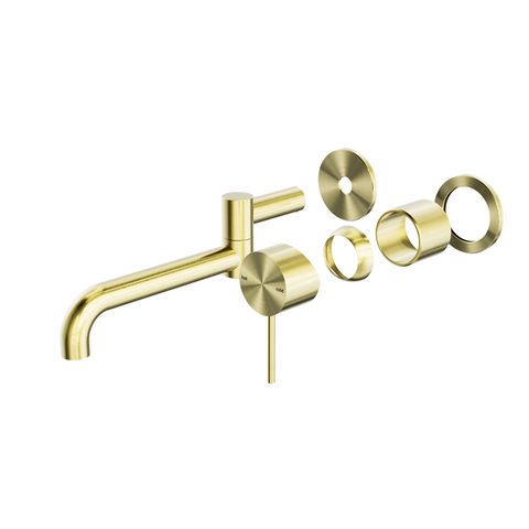Nero - Mecca Wall Basin/Bath Mixer Swivel Spout 225mm Trim Kits Only