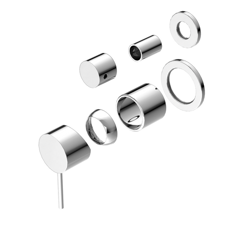 Nero - Mecca Shower Mixer With Divertor Separate Back Plate Trim Kits Only