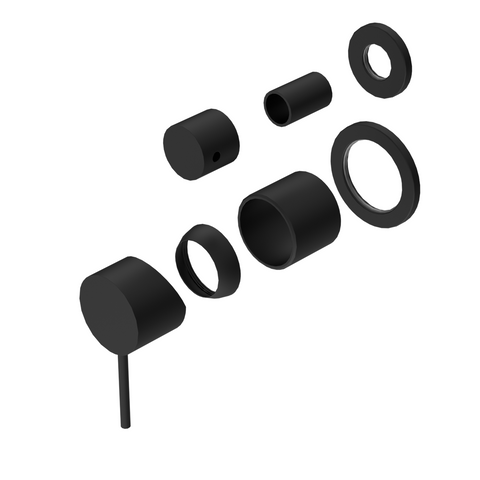 Nero - Mecca Shower Mixer With Divertor Separate Back Plate Trim Kits Only