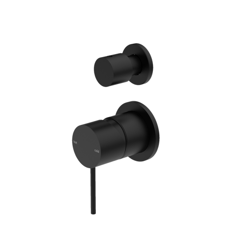 Nero - Mecca Shower Mixer With Divertor Separate Back Plate