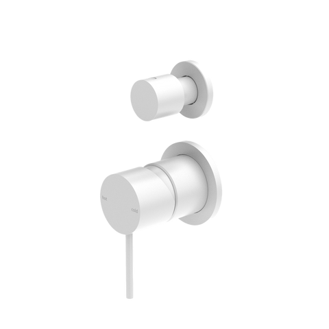 Nero - Mecca Shower Mixer With Divertor Separate Back Plate