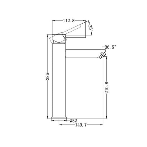 Nero - Dolce Tall Basin Mixer