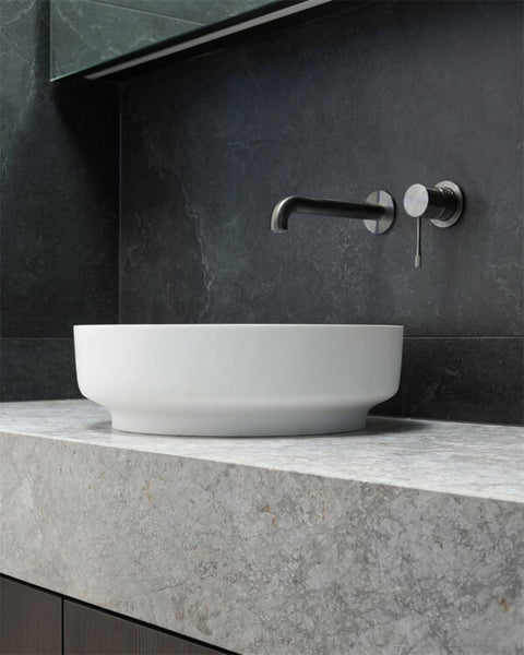 Nero - Opal Wall Basin/Bath Mixer Separate Back Plate 120/160/185/230/260mm