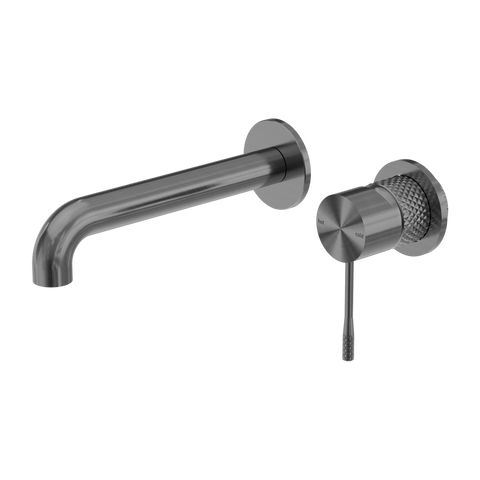 Nero - Opal Wall Basin/Bath Mixer Separate Back Plate 120/160/185/230/260mm