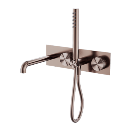 NERO - Opal Progressive Shower System With Spout 230/250mm