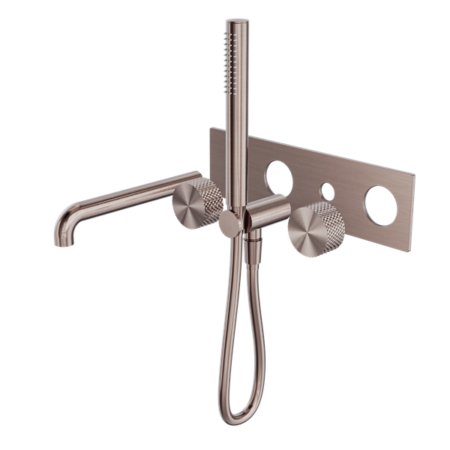 NERO - Opal Progressive Shower System With Spout 230/250mm