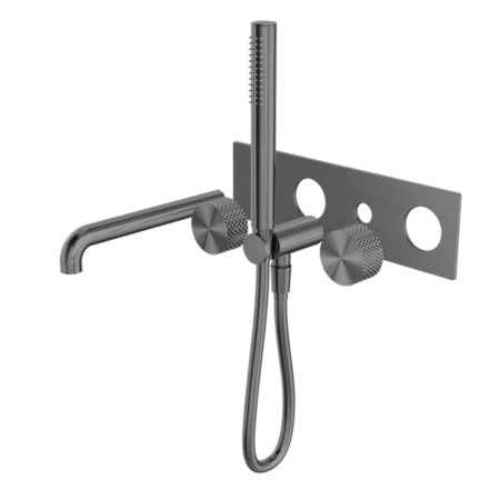 NERO - Opal Progressive Shower System With Spout 230/250mm