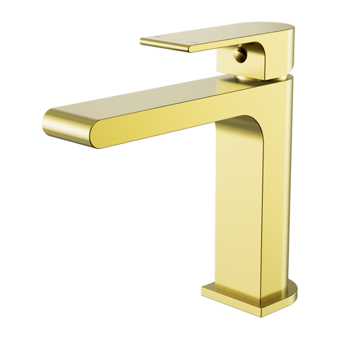 Nero - Bianca Basin Mixer Straight Spout