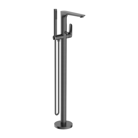 Nero - Bianca Freestanding Bath Mixer With Hand Shower