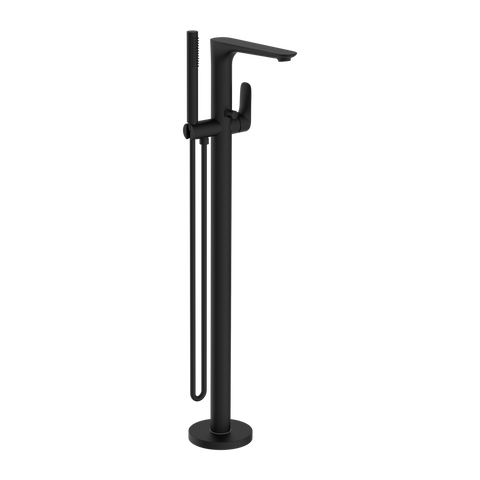 Nero - Bianca Freestanding Bath Mixer With Hand Shower