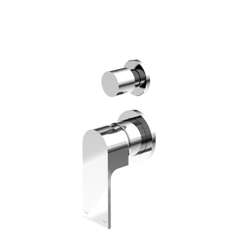 Nero - Bianca Shower Mixer With Divertor Separate Back Plate