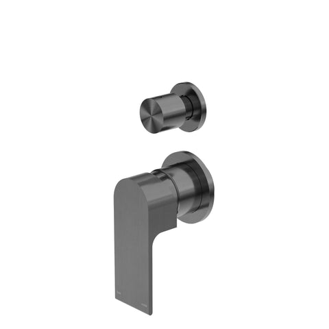 Nero - Bianca Shower Mixer With Divertor Separate Back Plate