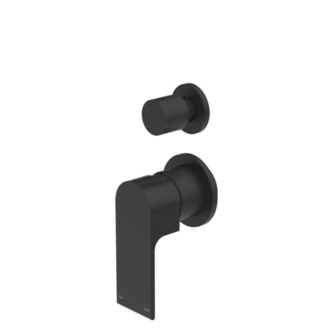 Nero - Bianca Shower Mixer With Divertor Separate Back Plate