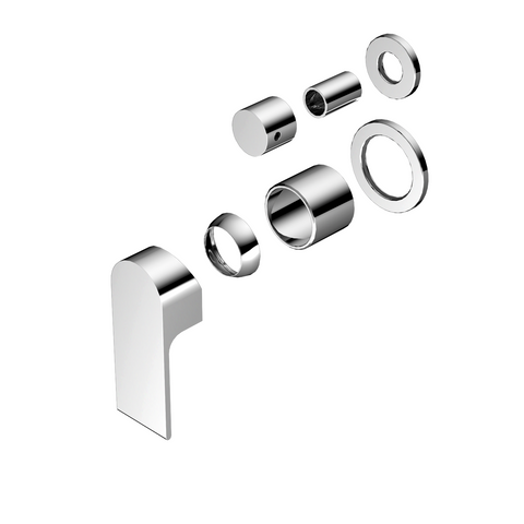 Nero - Bianca Shower Mixer With Divertor Separate Back Plate Trim Kits Only
