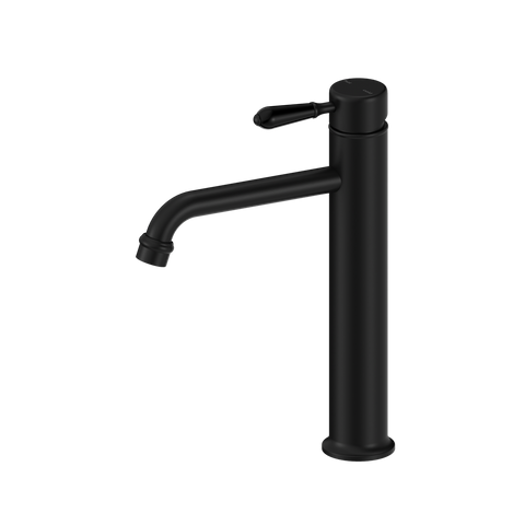 Nero - York Straight Tall Basin Mixer With Metal Lever
