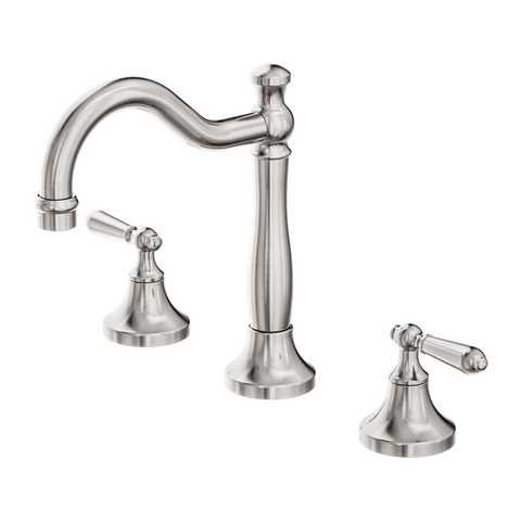 Nero - York Basin Set With Metal Lever