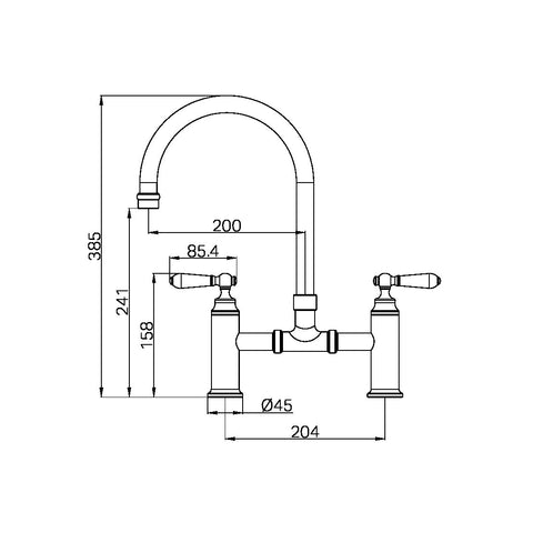 Nero - York Bridge Kitchen Set