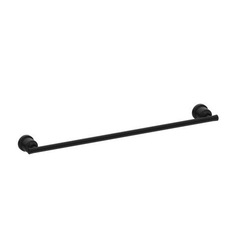 Nero - York Single Towel Rail 600mm