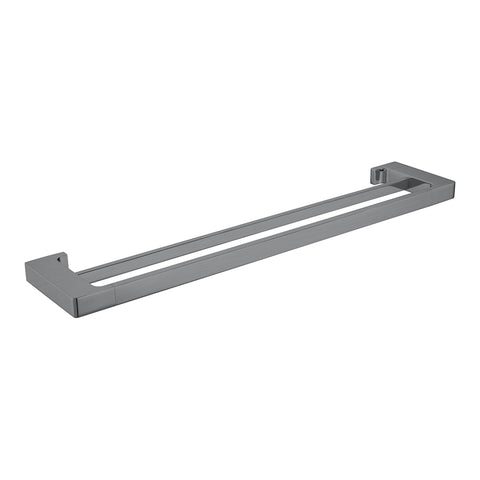 Nero - Pearl Double Towel Rail 600/800mm