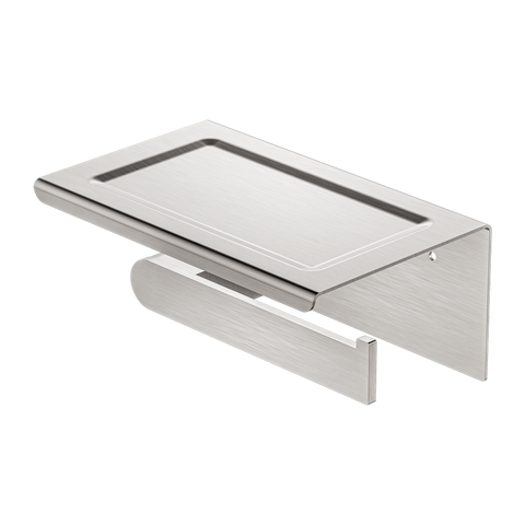 Nero - Bianca Toilet Roll Holder With Phone Holder