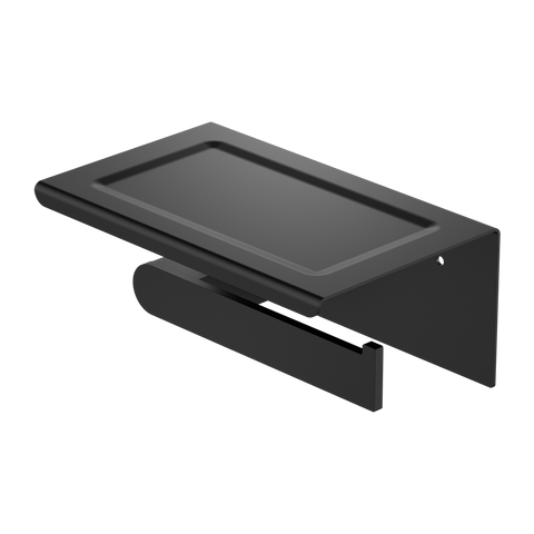 Nero - Bianca Toilet Roll Holder With Phone Holder