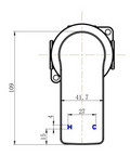 Modern National -Modern National - Nova Shower Mixer TRIM KIT