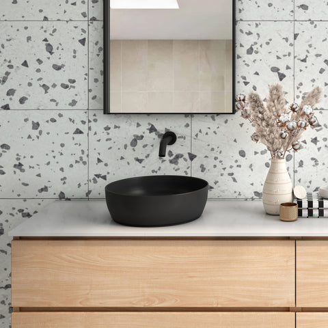Oliveri - Naples Black Counter Top Circular Basin-NA3771B