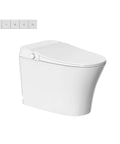 Lafeme Neovanta luxury smart toilet, gloss white ceramic finish