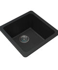 Black Granite Single Bowl Kitchen Sink 422x422x203mm