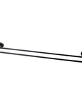 Lucid PIN - Black Cuttable Double Towel Rail