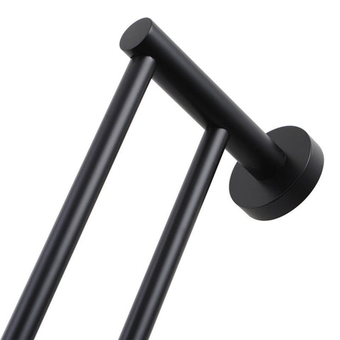 Aqua Perla - Lucid PIN - Black Cuttable Double Towel Rail