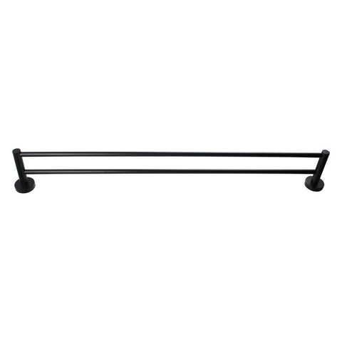 Aqua Perla - Lucid PIN - Black Cuttable Double Towel Rail