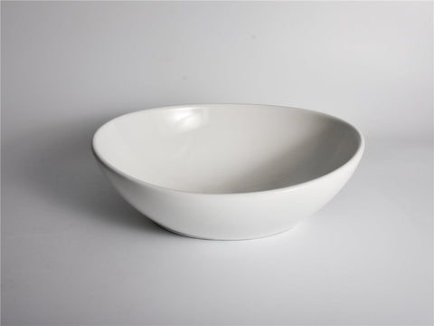 Claya - Oval-40 Oval Basin, Gloss White