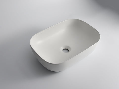 Claya - Oval-46-MW Oval Basin, Matte White