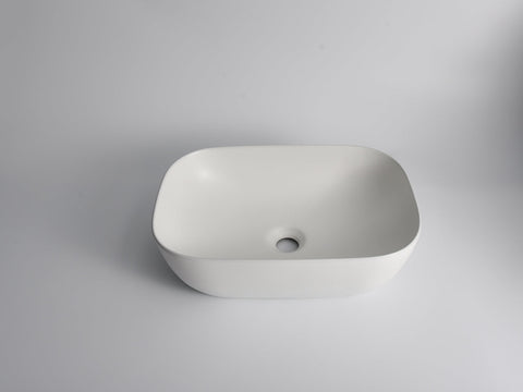 Claya - Oval-46-MW Oval Basin, Matte White