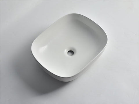 Claya - Oval-48-MW Oval Basin, Matte White