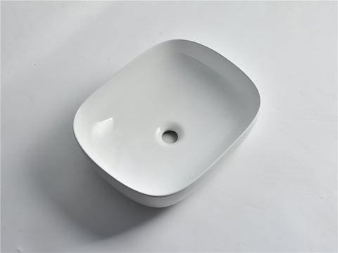 Claya - Oval-48 Oval Basin, Gloss White