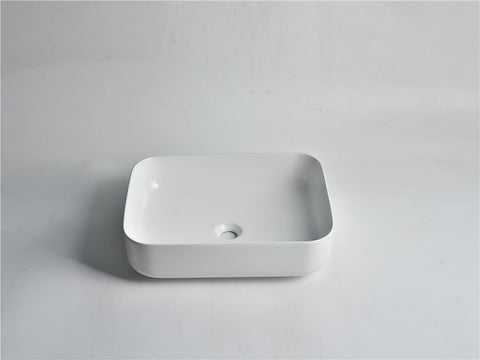 Claya - OVAL-50 Oval Basin, Gloss White